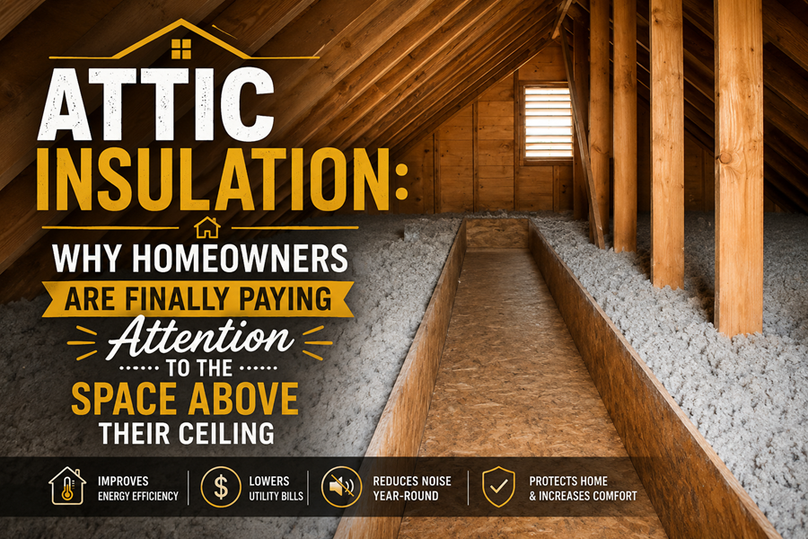 Attic Insulation: Why Homeowners Are Finally Paying Attention to the Space Above Their Ceiling